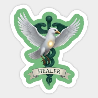Caladrius Healer Bird Emblem Sticker